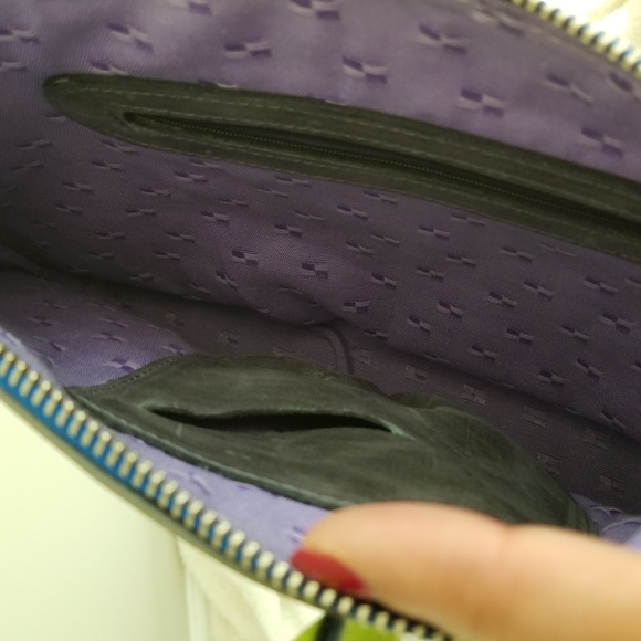 Agustino Gray Leather Clutch NEW! - Picture 5 of 6